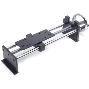 حامل اختبار قياس القوة الحلزوني الأفقي اليدوي 500N مع مشبكين قابلين للتعديل، حامل اختبار شد السكتة الدماغية 220 مم لاختبار الشد للأسلاك والكابلات، أسود، 1 in Kuwait