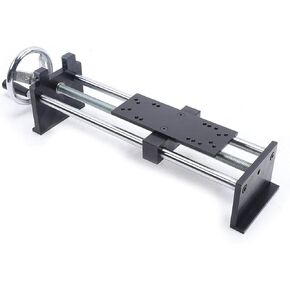 حامل قياس القوة، حامل اختبار الشد الحلزوني الأفقي اليدوي 500 نيوتن مع مشبكين قابلين للتعديل، أسود 220 مم، 1 in Kuwait