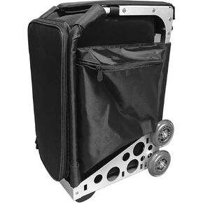 حقيبة استدعاء معيارية للبيت الطبي - عربة تخزين دوارة لزيارة الطبيب المحترف للعيادات والأطباء والاستخدام البيطري، سبائك الألومنيوم، 13.2 بوصة طول × 10.2 بوصة عرض × 21.7 بوصة ارتفاع in Kuwait