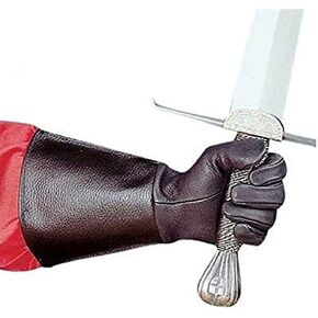 NauticalMart Medieval Leather Gauntlets in Kuwait