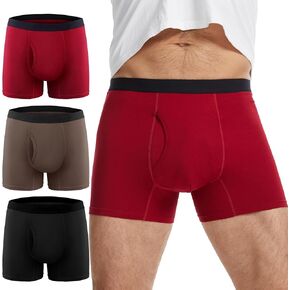 YESWEL Men's Incontinence Underwear, Modal 50ML Absorbency Leakproof Washable Boxer Briefs for Bladder Control 3 Pack in Kuwait