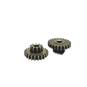 Steel Heavy Duty Motor Pinion Gear 0.4M 10T 22T Double Metal Gear 2MM DIY Accessories in Saudi Arabia
