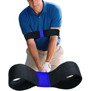 Golf Swing Band, Golf Arm Band Training Aid - Adjustable Golf Connection Band for Swing Plane & Muscle Memory, Golf Swing Training Aid for Driving Range and Final Putt Practice in Saudi Arabia