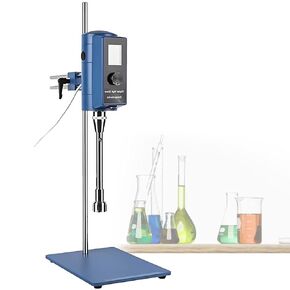 500W High Shear Homogenizer 2000-28000rpm Digital High Shear Mixer Emulsification Machine Emulsion Homogenize Dispersion Machine Lab Homogenizer Emulsifier(28G) in Saudi Arabia