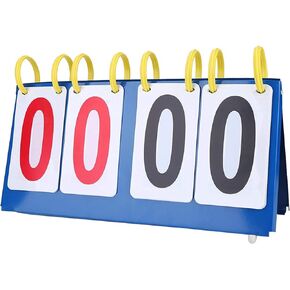 3/4 Scoreboards Digit Portable Flip Sports Scoreboard Score Conuter for Table Tennis Basketball,4 Digits in Kuwait