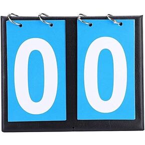 Sports Scoreboard Portable 2 Waterproof Desktop flip Scoreboard Scoring Device for Table Tennis Basketball in Kuwait