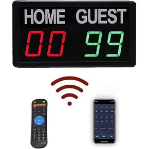 LED Digital Scoreboard Wall-Mounted Scoreboard, 4-Digit Electronic Football Substitution Card,Electronic Display in Kuwait