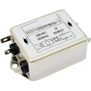 YB610B-1A/3A/6A/10A/20A Dual-Section Enhanced Single-Phase AC Power Filter 220V Anti-Interference Inverter Driver(YB610B-20A Bolt Type) in Saudi Arabia