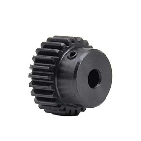 Steel Heavy Duty Motor Pinion Gear 1pcs Spur Gear Pinion 1M 18T 18Teeth Mod 1 Bore 4mm 5mm 6mm 7mm 8mm 10mm Right Teeth Steel Major(7mm) in Kuwait