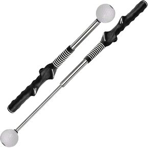 Golf Telescopic Club, Retractable Swing Training Aid, Click Sound Stick Trainer, Warm Up Golf Swing Trainer, Golf Grip Trainer, Golf Accessories for Men in Kuwait