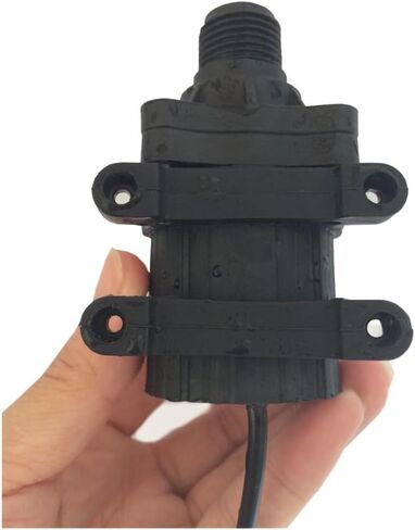 SHYSKY DC40F-1240 مضخة مياه صغيرة بدون فرش DC 12V 14W، 206GPH 13ft، مقاومة للماء، منافذ مترابطة 1/2 بوصة، آمنة منخفضة الضوضاء ومستقرة للعمل على المدى الطويل، غاطسة أو استخدام الأرض، للتبريد الصغير، والبستنة in Kuwait