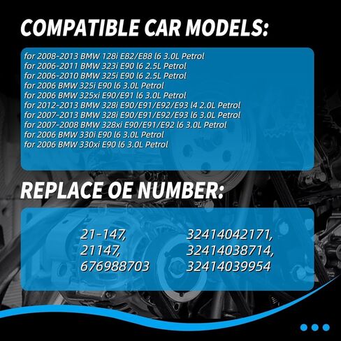 مضخة توجيه كهربائية متوافقة مع 2000-2006 BMW 325Ci 325i 328Ci 330Ci 2.5L 2.8L 3.0L 21-5350 in Saudi Arabia