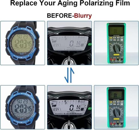 Selens 30 * 20 سم شريط الاستقطاب الخطي اللاصق، صفائح مستقطبة خطية، مرشح تصوير فوتوغرافي (قطعة واحدة) in Kuwait
