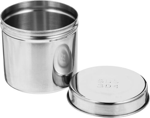 COHEALI Stainless Steel Container Stainless Steel Rustproof Dressing Jar Unguent Storage Can Gauze Holder for Hospital Coffee Container in Saudi Arabia