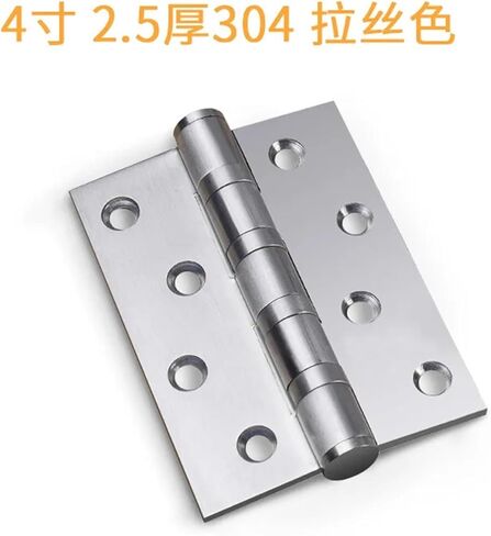 304 Stainless Steel 4 Inch Flat Open Thick Wood Door Folding Bathroom Black Hinge 2Pcs(Sky Blue) in Saudi Arabia