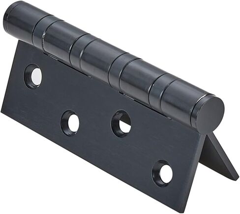 304 Stainless Steel Door Hinges Hardware Accessories for Metal Doors Black Flush with Rounded Corners 1Pcs in Saudi Arabia