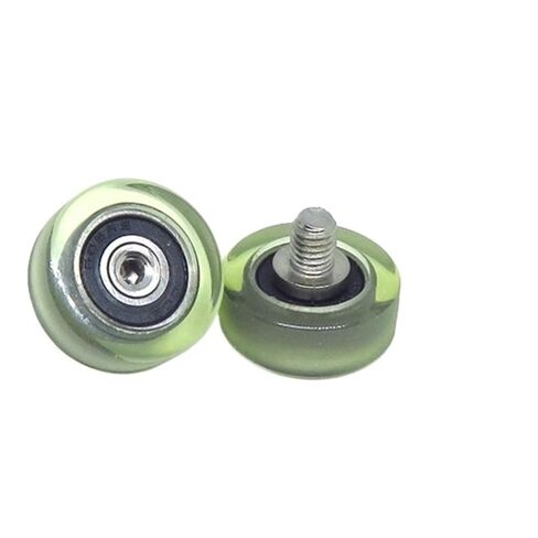 1 piece PU60518-5C1L6M4 Roller Soft Rubber Wheel(OD18 x W5 x M4) in Saudi Arabia