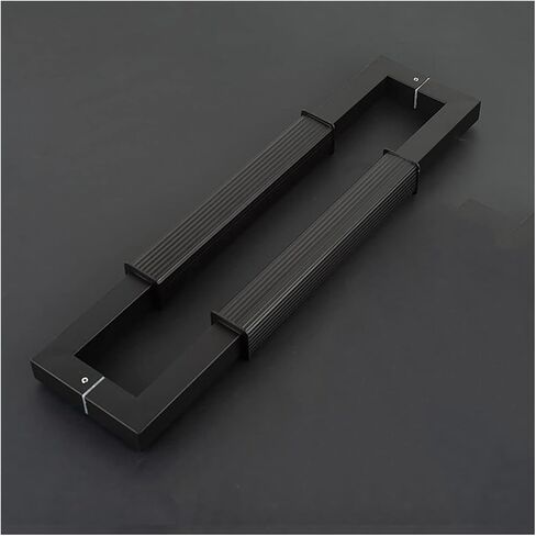 Black Double Sided Push Pull Door Handles for Glass or Wood Doors, Commercial Modern Large Barn Door Handle in Saudi Arabia