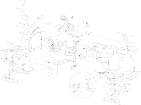 مجموعة وحدة التحكم في العرض Hydra Fitness Exchange 013837-AAX تعمل مع EP109 البيضاوي in Kuwait