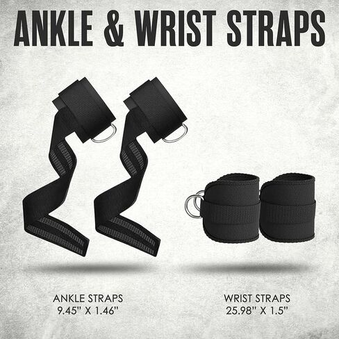 Houseables Cable Machine Attachment, Cable Attachments for Gym, Pull Down Bar, Lat Pulldown, Weight Machine Accessories, Gym Equipment Accessories, Triceps Rope, V Bar, D, Exercise Handles, Workout in Saudi Arabia