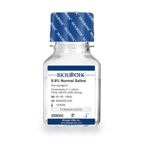 0.9 ٪ محلول محلول ملحي طبيعي ، 0.1um ترشيح معقم SPSS العازلة لاستخدام المختبر ، DNase/RNase/protease/pyrogen ، جاهزة للاستخدام ، 100 مل/زجاجة in Saudi Arabia