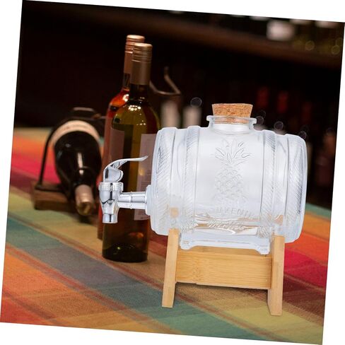 1set Glassware Drink Barrel Wine Dispenser Drink Dispenser for Home Parties in Saudi Arabia