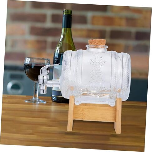 1set Glassware Drink Barrel Wine Dispenser Drink Dispenser for Home Parties in Saudi Arabia