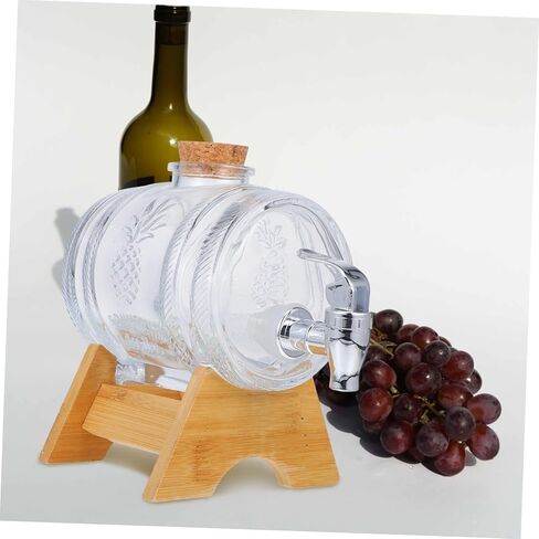 1set Glassware Drink Barrel Wine Dispenser Drink Dispenser for Home Parties in Saudi Arabia
