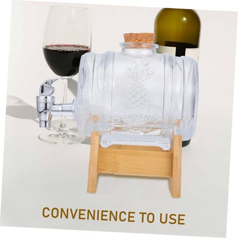 1set Glassware Drink Barrel Wine Dispenser Drink Dispenser for Home Parties in Saudi Arabia