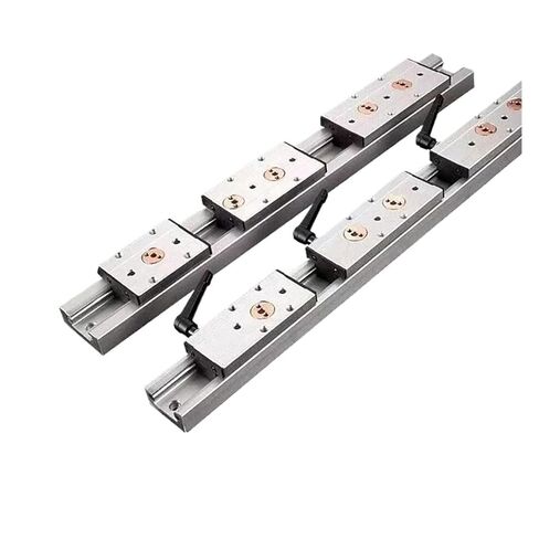 Silver Built-in Dual-axis Linear Guide 32mm Slide Rail Block Optical Track Woodworking Machinery(SGB10E-5 Lock,1000mm) in Saudi Arabia