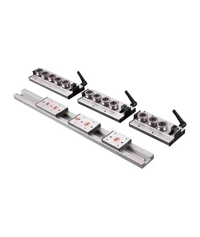 Silver Built-in Dual-axis Linear Guide 32mm Slide Rail Block Optical Track Woodworking Machinery(SGB10E-5 Lock,1000mm) in Saudi Arabia