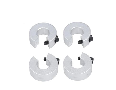 4pcs M4 Linear Rail Stop Collars Aluminum Alloy Shaft Limit Fixing Rings Parts Tool Linear Rail Shaft Stop Collars in Saudi Arabia