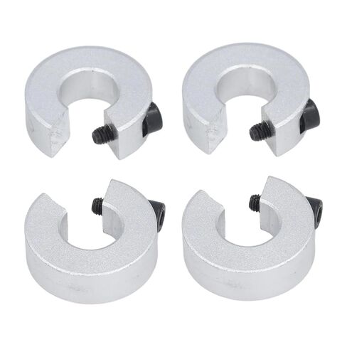 4pcs M4 Linear Rail Stop Collars Aluminum Alloy Shaft Limit Fixing Rings Parts Tool Linear Rail Shaft Stop Collars in Saudi Arabia