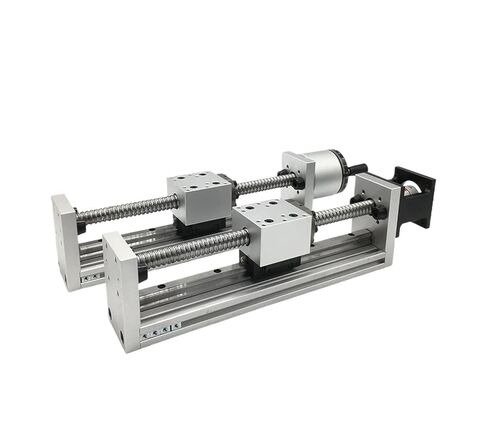 60 مللي متر واسعة بمحركات الكرة اللولبية الخطية السكك الحديدية المرحلة انزلاق الجدول مشغل روبوت واحد (طاولة الشريحة الكهربائية ، 550 مللي متر السكتة الدماغية SFU1605) in Kuwait