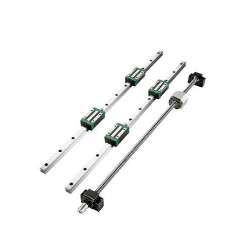 HGR20 2 قطعة حواجز توجيهية خطية 600-2000 مللي متر 4 قطعة كتل الشرائح RM1605 الكرة اللولبية (2 قطعة HGR20-2000mm) in Kuwait