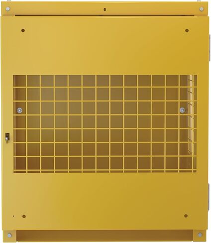 خزانة أسطوانة عمودية من الفولاذ من Vestil CYL-V-4-KD مقاس 32 بوصة. × 30 بوصة. × 35-1/4 بوصة. سعة 4 سلندر أصفر in Saudi Arabia