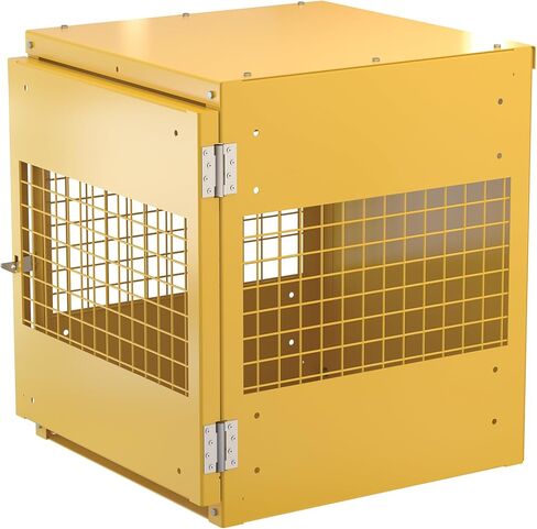 خزانة أسطوانة عمودية من الفولاذ من Vestil CYL-V-4-KD مقاس 32 بوصة. × 30 بوصة. × 35-1/4 بوصة. سعة 4 سلندر أصفر in Saudi Arabia