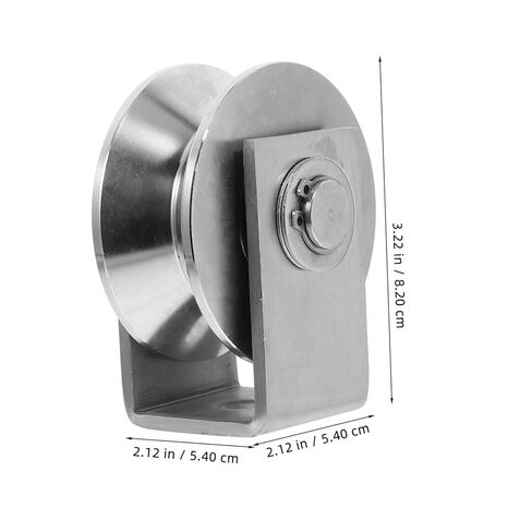 Zerodeko Stainless Steel Wire Rope Pulley Lift Pulley Wheel Ball Bearing Rollers Cable Rope Attachment in Saudi Arabia