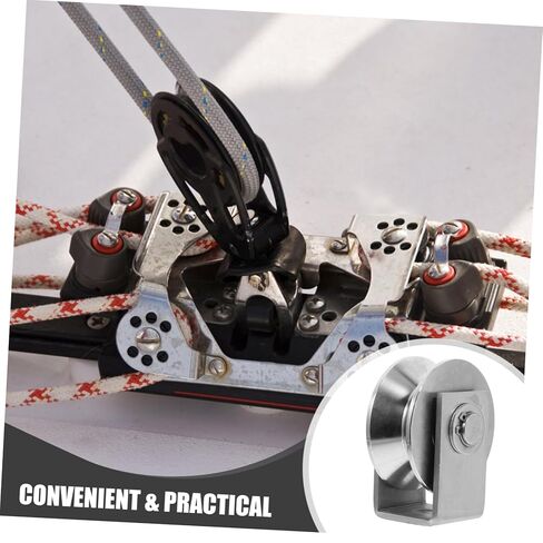 Zerodeko Stainless Steel Wire Rope Pulley Lift Pulley Wheel Ball Bearing Rollers Cable Rope Attachment in Saudi Arabia