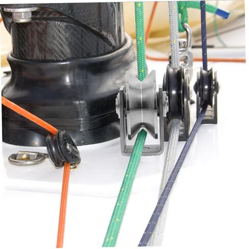 Zerodeko Stainless Steel Wire Rope Pulley Lift Pulley Wheel Ball Bearing Rollers Cable Rope Attachment in Saudi Arabia
