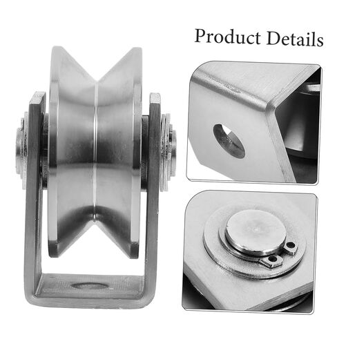 Zerodeko Stainless Steel Wire Rope Pulley Lift Pulley Wheel Ball Bearing Rollers Cable Rope Attachment in Saudi Arabia