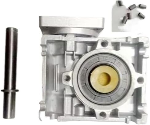 Speed Reducer RV30Worm with Single Output Shaft and Adaptor Ratio 5:1-80:1 for 6.35mm Input of Nema 23 Stepper Motor(Ratio 60 to 1) in Kuwait