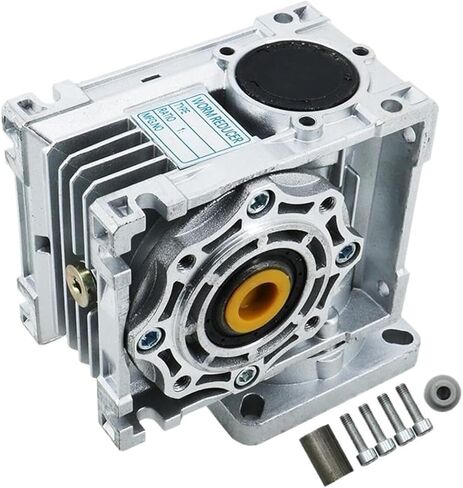 Worm Gear Reducer NMRV030 High Torque Gearbox Input 11mm Output 1.4cm 2.6-24Nm for Nema23 Motor(10 to 1,63B14) in Kuwait