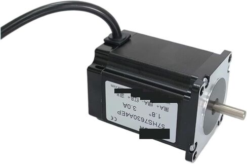 Stepper Motor NEMA23 2-Phase 4 Wire fuselage Length 76mm 1.8Nm .8Degree 3A Shaft 6.35mm Single/Double 57HS7630A4EP/B4EP in Kuwait