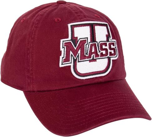 قبعة بيسبول جامعة صبار الصحراء من ماساتشوستس UMass Amherst قبعات مطرزة ذات حواف قبعة قابلة للتعديل بحزام قماش للبالغين (النمط B) أسود in Saudi Arabia