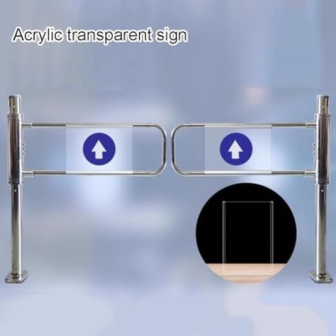 بوابة متأرجحة يدوية للإغلاق التلقائي - مدخل أمان أحادي الاتجاه لمحلات السوبر ماركت والمستودعات ومتاجر البيع بالتجزئة والمكتبات - حل آمن للتحكم في الوصول in Kuwait