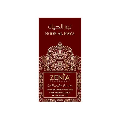 زيت عطري زينيا نور الحياة - 6 مل / 0.2 أونصة | زيت عطري منعش برائحة المسك الزهري يدوم طويلاً وخالي من الكحول مع الحمضيات والياسمين والصبار والعود. in Kuwait