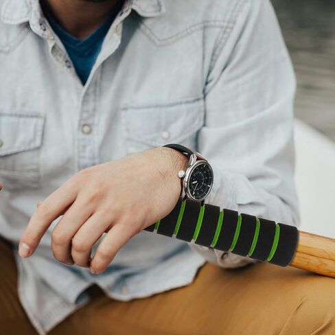 مقابض مجداف الكاياك قطعتان من مقابض مجداف الكاياك غير قابلة للانزلاق، أغطية قضبان الكاياك، ملحقات قوارب الكاياك لقوارب الكاياك (أخضر) ملحقات قوارب الكاياك 22 سم in Kuwait