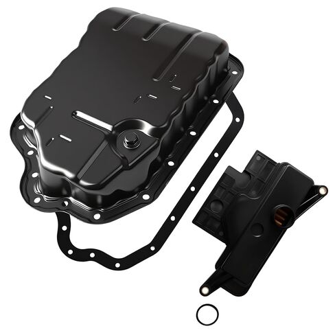 Transmission Oil Pan+Automatic Transmission Filter with Gasket, for Toyota Camry 10-13, for Highlander 09-10/14-18, for Rav4 13-18, for Venza 09-15, 2.5/2.7L, 35106-0R010 35330-73010 in Saudi Arabia