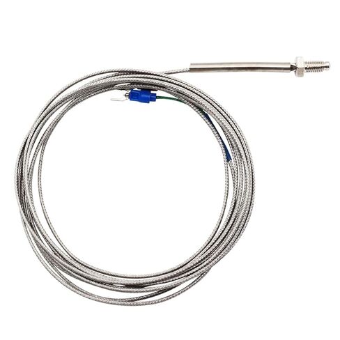 Thread M6 Screw Thermocouple 0.5m 1m 2m Type K J PT100 Probe Temperature Sensor 1Pcs(J Type 2m) in Saudi Arabia